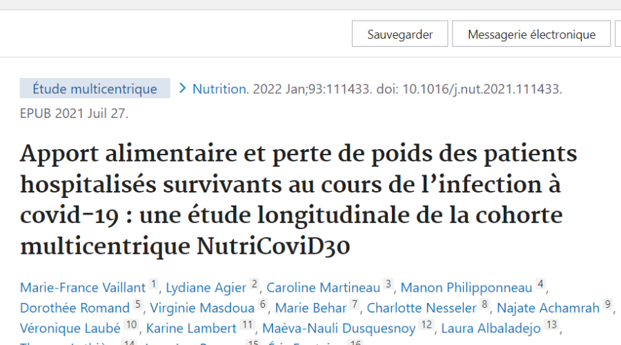 COVID et alimentation